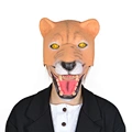 Moving Mouth Leopard mask